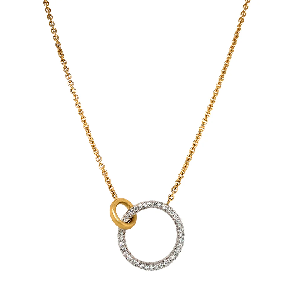 Diamond & Gold Necklace - "Unity"