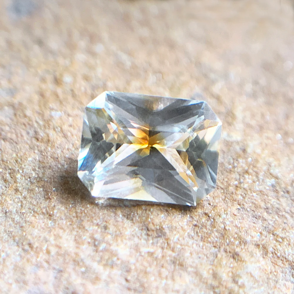 Montana Sapphire, 1.00ct - "Peachglow" - Image 2