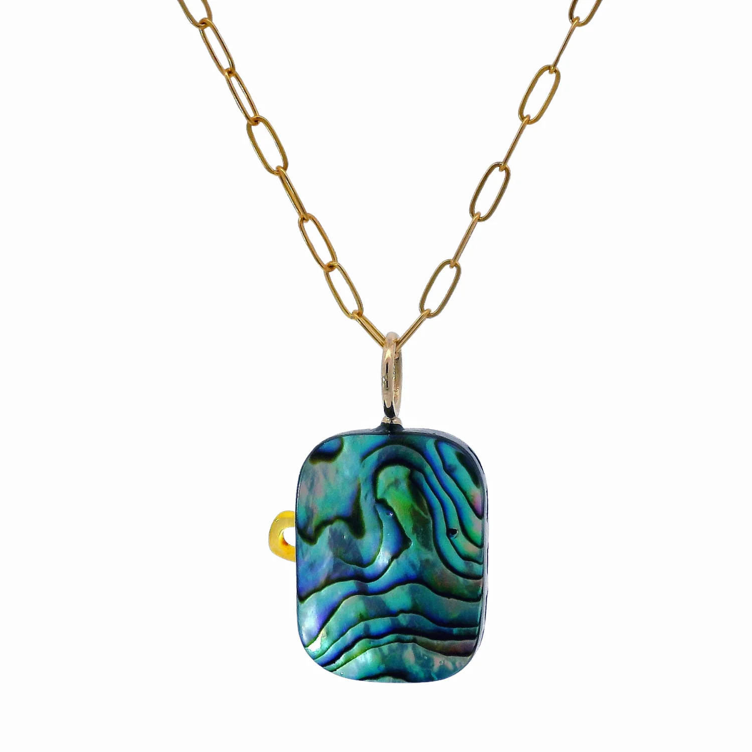 Abalone & Mother of Pearl Pendant - "Sardines" - Image 5