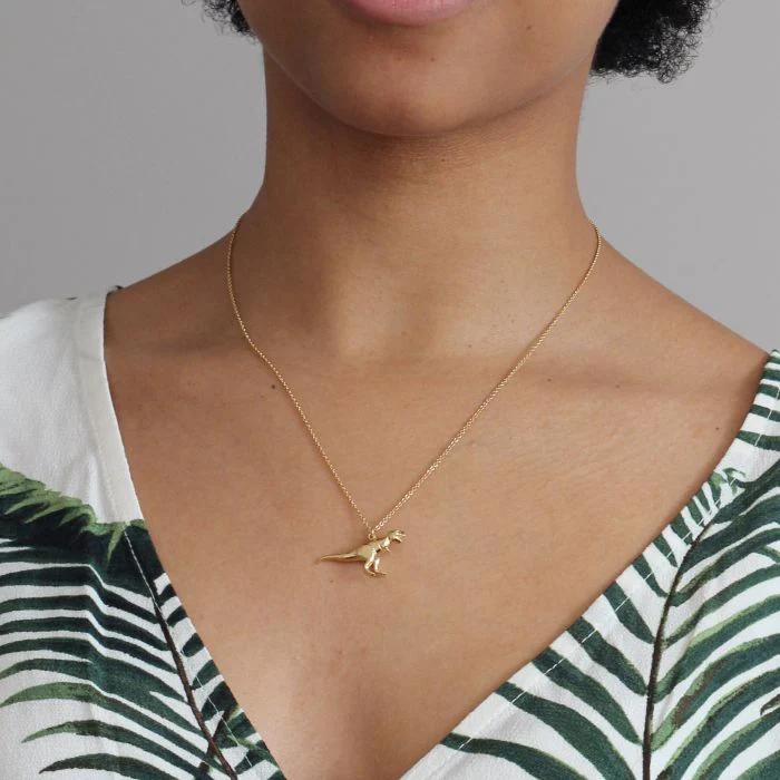 Sterling Silver Necklace - "Tyrannosaurus Rex" - Image 3