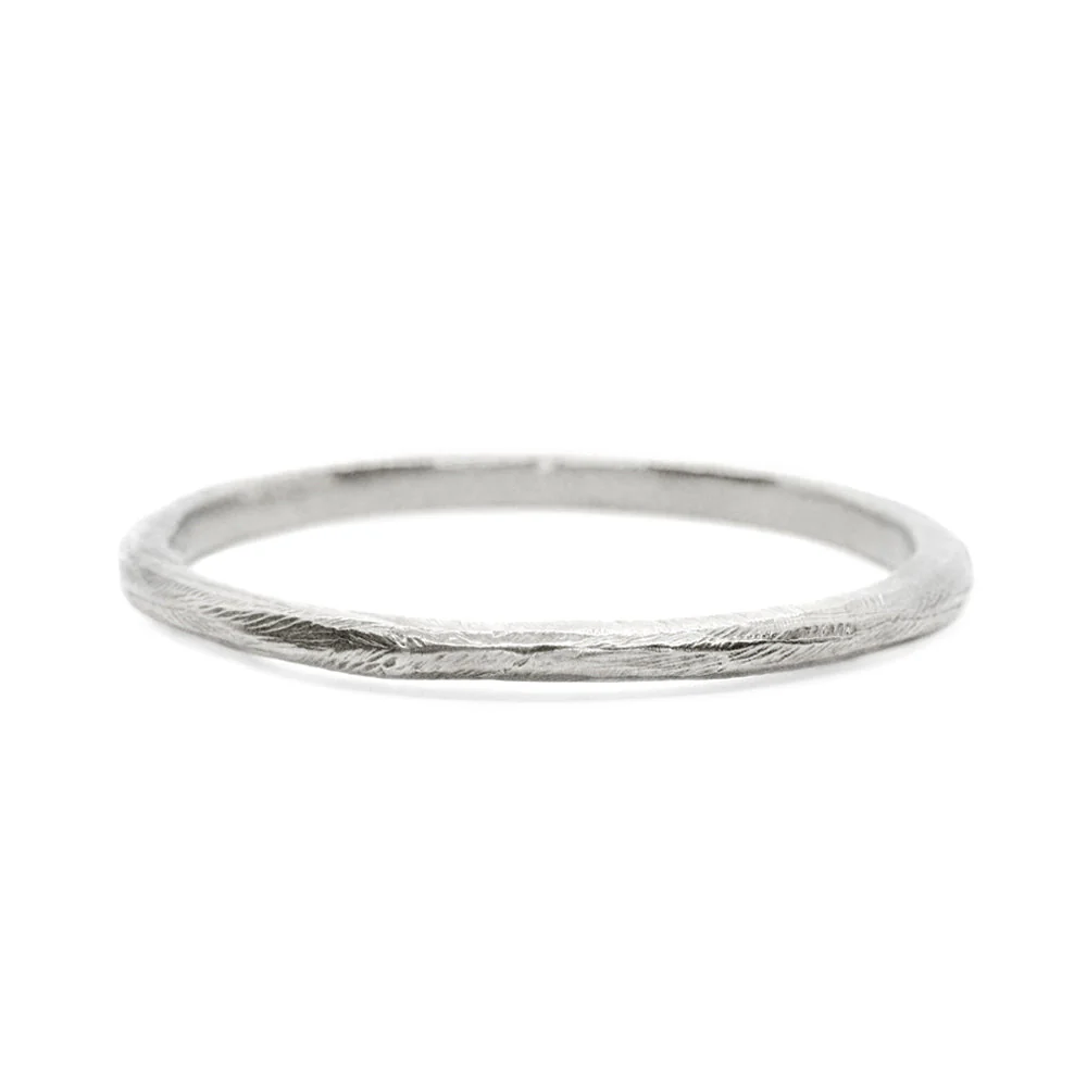 Sterling Silver Carved Bangle - "Reyes"