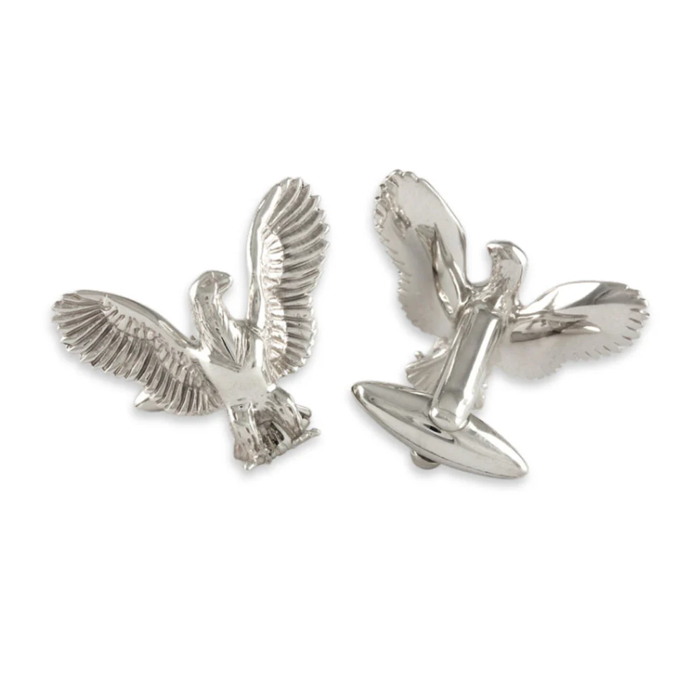 Sterling Silver Cufflinks - "Eagle" - Image 2