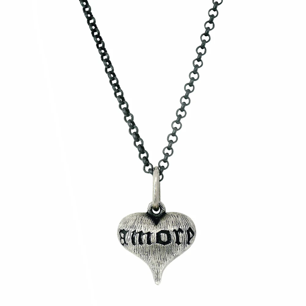Sterling Silver Heart Pendant - "Love of Life" - Image 3